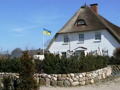 Ferienwohnung Hausteil Webstube Föhr Nieblum Exterior foto