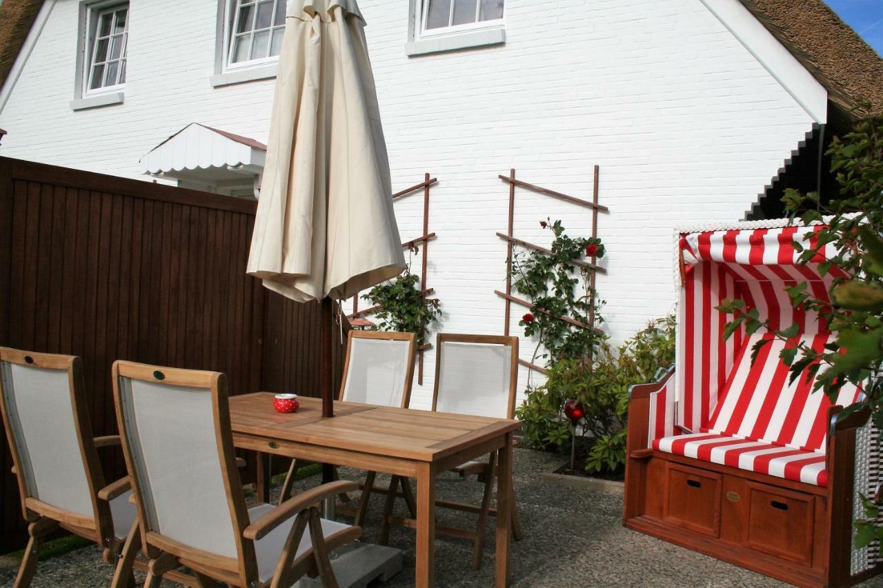 Ferienwohnung Hausteil Webstube Föhr Nieblum Exterior foto